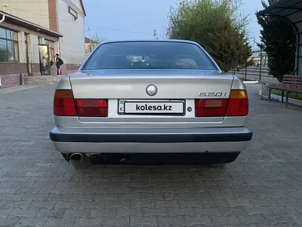 BMW 520 1991 года за 1 400 000 тг. в Шолаккорган – фото 5
