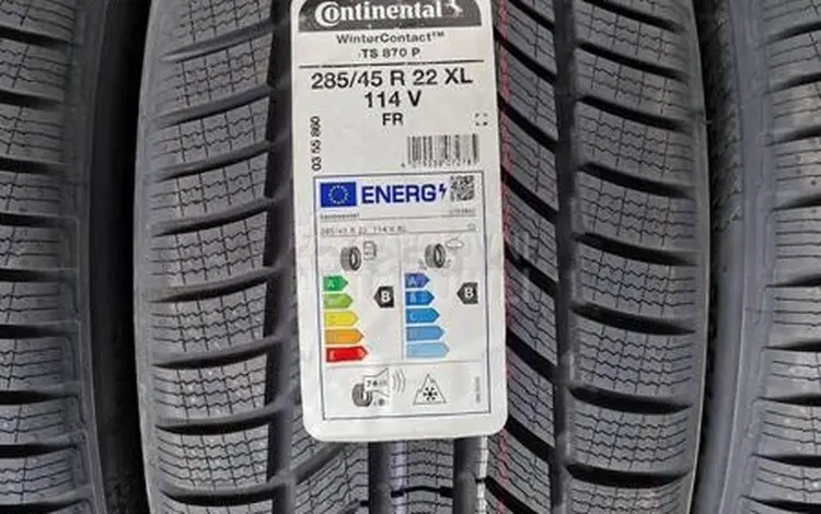 285/45/22 Continental Winter Contact TS870үшін1 200 000 тг. в Астана