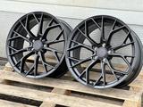 R19 8, 5J ET35 5X112 66.6 SATIN BLACK за 440 000 тг. в Алматы – фото 3