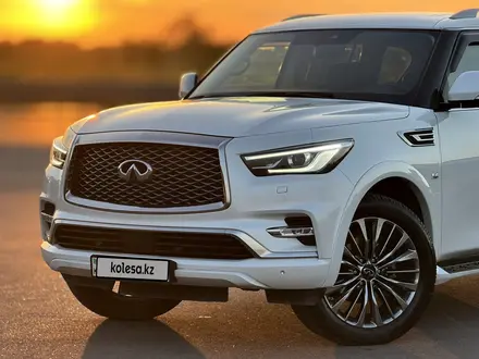 Infiniti QX80 2019 года за 32 000 000 тг. в Алматы – фото 2