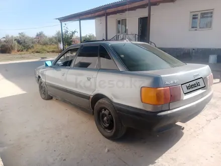 Audi 80 1989 года за 1 000 000 тг. в Жетысай – фото 3