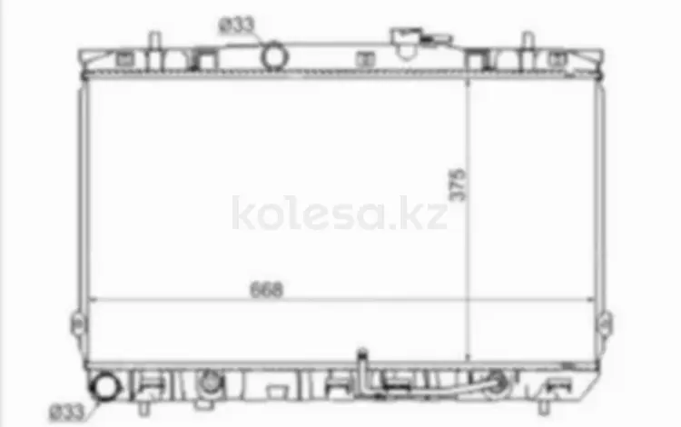 Радиатор Двигателя за 33 700 тг. в Алматы