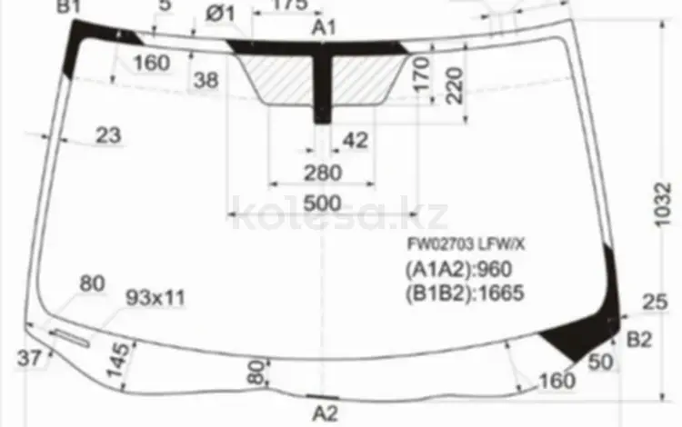 Стекло лобовоеfor58 300 тг. в Астана