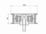 Ролик приводного ремня обводной AUDI/MERCEDES/SKODA/SSANG YONG/VW 2, 0-4, 2 за 1 600 тг. в Шымкент