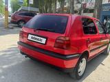 Volkswagen Golf 1993 года за 1 700 000 тг. в Тараз – фото 4