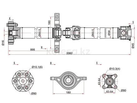 Кардан за 145 000 тг. в Алматы