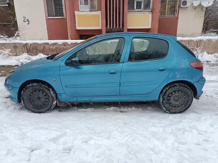 Peugeot 206 2001 года за 1 200 000 тг. в Тараз – фото 5