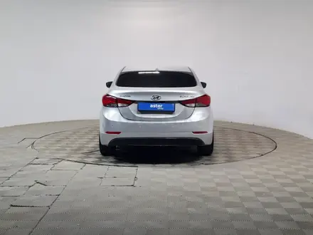 Hyundai Elantra 2015 года за 5 750 000 тг. в Алматы – фото 6