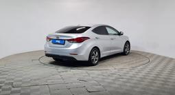 Hyundai Elantra 2015 годаүшін5 750 000 тг. в Алматы – фото 5