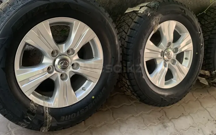 Новый комплект дисков с новой зимней резиной Bridgestone Blizzak за 560 000 тг. в Алматы