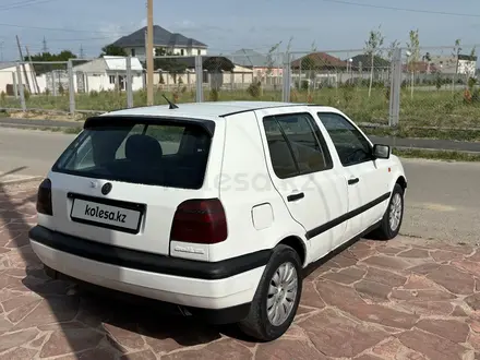Volkswagen Golf 1993 года за 1 300 000 тг. в Тараз – фото 3