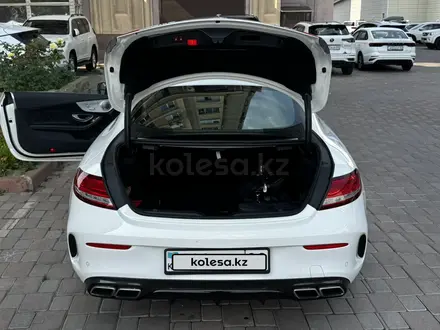 Mercedes-Benz C 63 AMG 2018 года за 32 990 000 тг. в Алматы – фото 34