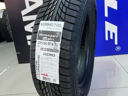 Kumho 2024 KOREA Wintercraft WI51 205/60R16 за 32 000 тг. в Алматы – фото 2