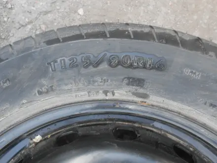 Запасное колесо таблетка докатка Mercedes R16 Японии за 25 000 тг. в Алматы – фото 2