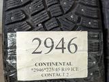 Зимняя шипованная резина Continental IceContact 2 225/45 R19 за 195 000 тг. в Астана