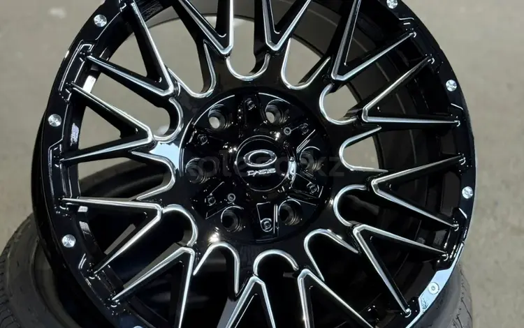 8411 R18x9J ET18 6x139, 7 ЦО 106.1 Black + Milling spoke за 400 000 тг. в Алматы