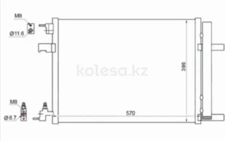 Радиатор кондиционера за 20 050 тг. в Шымкент