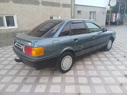 Audi 80 1991 года за 1 300 000 тг. в Тараз – фото 6
