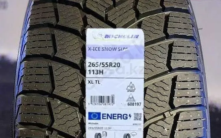 Michelin X-Ice Snow 265/55 R20 113H Имеется диски одной разной шириныfor370 000 тг. в Астана