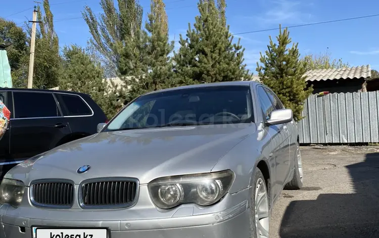 BMW 745 2002 годаүшін4 300 000 тг. в Алматы