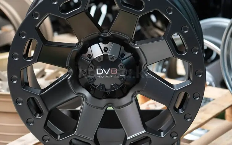 DV8 works R20/9J/6X135/6X139.7/ET25/ЦО: 106, 2/SATIN BLACK WITH Mүшін600 000 тг. в Алматы