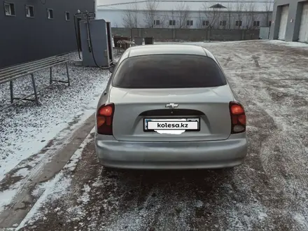 Chevrolet Lanos 2007 года за 1 300 000 тг. в Актобе – фото 3