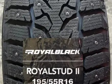 Зимние шипованные шины Royalblack 195 55 16, 107Т XL 2024 г. В. за 160 000 тг. в Астана – фото 2