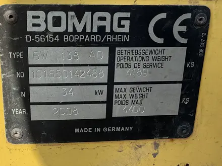 Bomag  BW 138 AD-5 2008 года за 8 200 000 тг. в Алматы – фото 2
