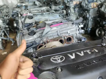 2AZ-FE Двигатель 2.4л автомат ДВС на Toyota Camry (Тойота камри) за 109 200 тг. в Алматы – фото 2