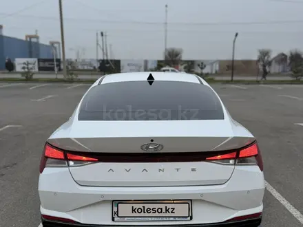 Hyundai Elantra 2021 года за 9 500 000 тг. в Шымкент – фото 8