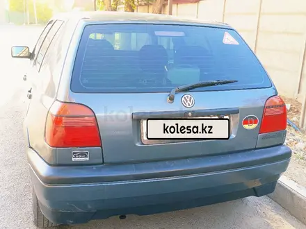 Volkswagen Golf 1996 года за 1 950 000 тг. в Тараз – фото 9