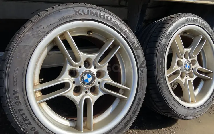 BMW E39. ОРИГИНАЛ R17 РазноШирокие ДИСКИ за 300 000 тг. в Алматы