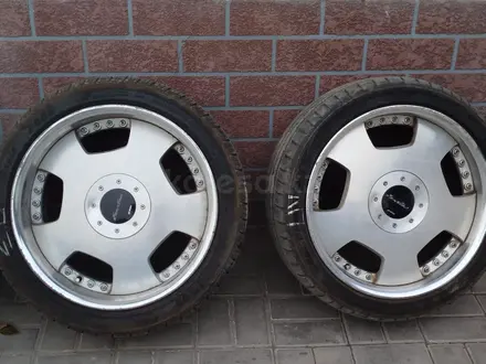 Комплект дисков R18 с резиной, перед 235/40, зад 245/40 за 250 000 тг. в Алматы – фото 5