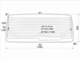 Стекло заднее с обогревом за 18 250 тг. в Алматы