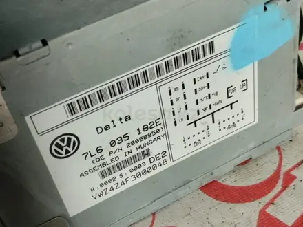 Блок управления климат контроля кнопки магнитола на VW Touareg 1 оригинал за 25 000 тг. в Алматы – фото 6