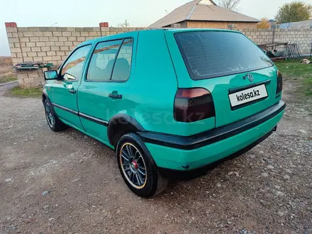 Volkswagen Golf 1992 года за 1 200 000 тг. в Шымкент – фото 4