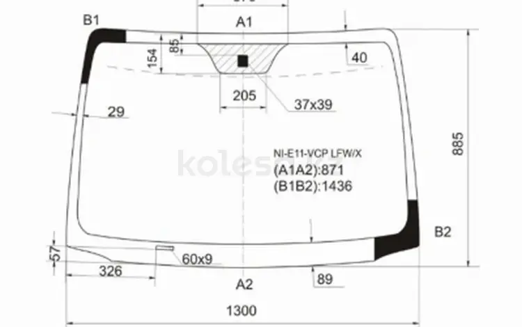 Стекло лобовоеfor21 200 тг. в Алматы