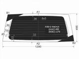Стекло заднее затемненное с обогревом TOYOTA LAND CRUISER PRADO 3/5D 96-02 за 37 600 тг. в Павлодар