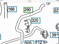 Патрубки топливные Мерседес 611 Двигатель С-класс, Вито, Спринтер за 9 000 тг. в Караганда