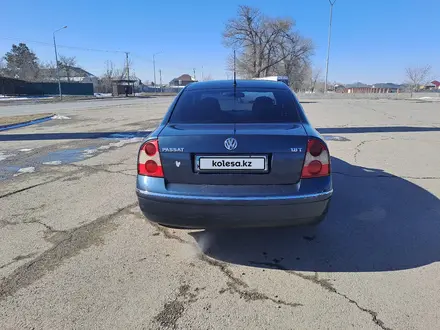 Volkswagen Passat 2004 года за 1 750 000 тг. в Талдыкорган – фото 4