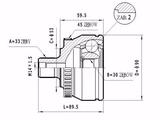 ШРУС наружный Audi A4 (94-05)үшін14 000 тг. в Алматы – фото 2