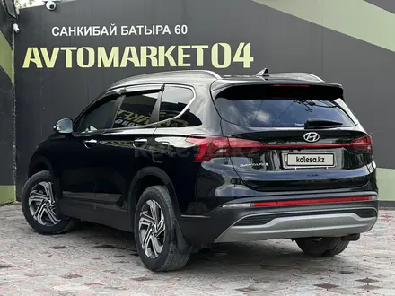 Hyundai Santa Fe 2021 года за 14 700 000 тг. в Актобе – фото 4
