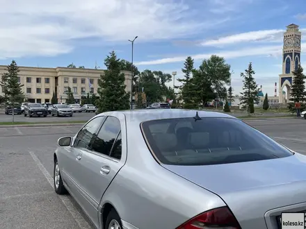 Mercedes-Benz S 320 2001 года за 3 500 000 тг. в Тараз – фото 5