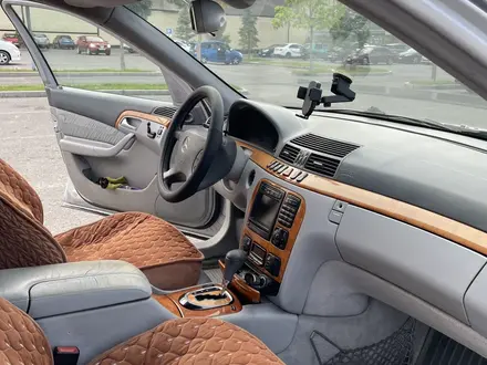 Mercedes-Benz S 320 2001 года за 3 500 000 тг. в Тараз – фото 8
