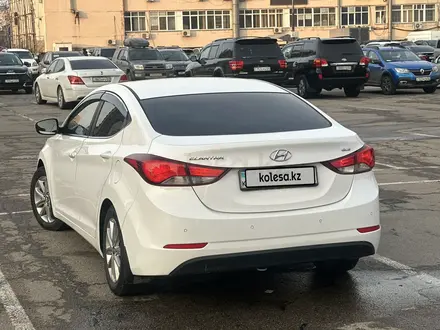 Hyundai Elantra 2014 года за 6 400 000 тг. в Алматы – фото 2