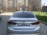 Hyundai Elantra 2018 года за 7 150 000 тг. в Алматы – фото 4