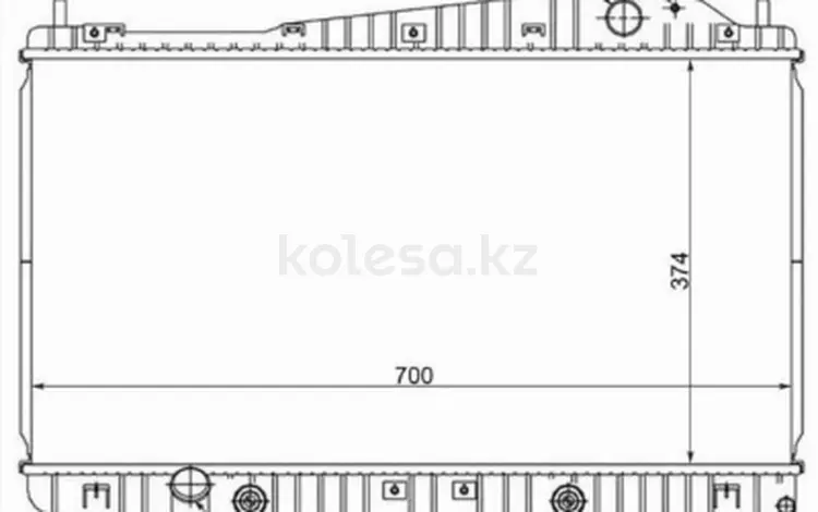 Радиатор двигателя за 40 350 тг. в Алматы