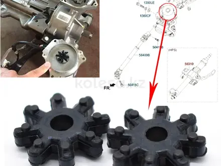 Гибкая соединительная муфта, демпфер на электрическую рулевую колонку.үшін3 000 тг. в Алматы – фото 3