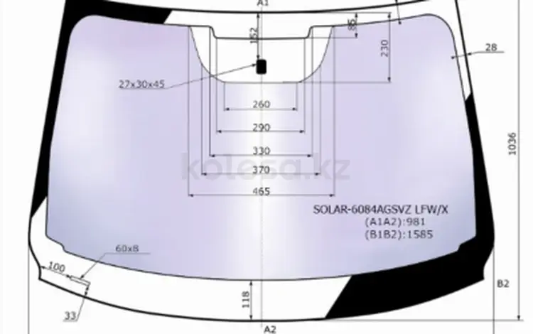 Стекло лобовое за 51 700 тг. в Астана