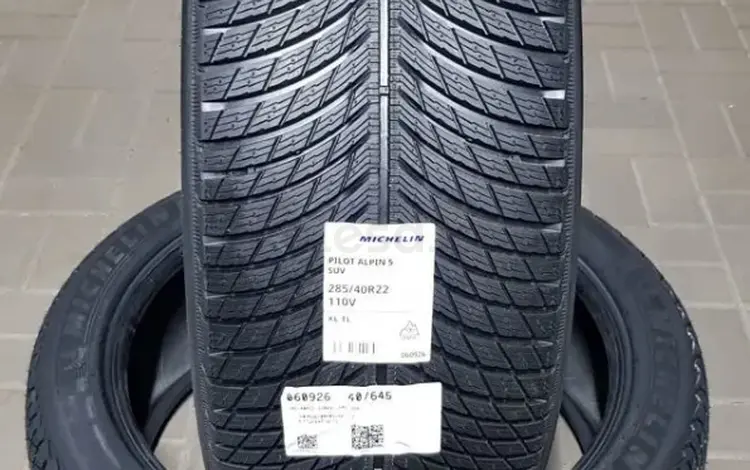 Michelin Pilot Alpin 5 SUV 285/40 R22 110V за 550 000 тг. в Костанай